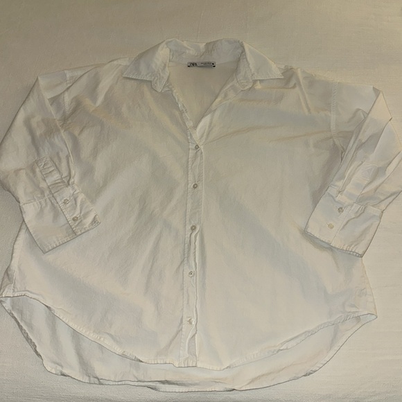 Zara Poplin Button Down - Picture 2 of 4